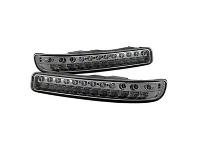 Xtune GMC Sierra 99-06 Full LED Bumper Lights Smoke CBL-JH-GS99-LED-SM - 9027130