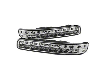 Xtune GMC Sierra 99-06 Full LED Bumper Lights Chrome CBL-JH-GS99-LED-C - 9027154