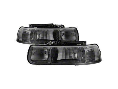 Xtune Chevy TahOE 00-06 Amber Crystal Headlights Smoke HD-JH-CSIL99-SM - 5064257