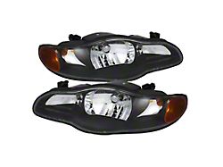 Xtune Chevy Monte Carlo 00-05 Crystal Headlights Black HD-JH-CMC00-AM-BK - 9023187