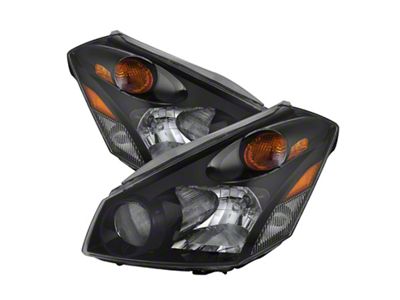 Xtune Nissan Quest 04-09 Crystal Headlights Black HD-JH-NQ04-AM-BK - 9023422