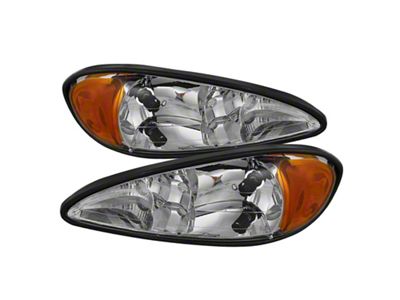 Xtune Pontiac Grand Am 99-05 Crystal Headlights Chrome HD-JH-PGAM99-AM-C - 9023514