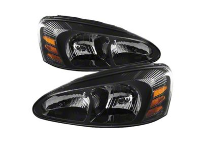 Xtune Pontiac Grand Prix 04-08 Crystal Headlights Black HD-JH-PGPRIX04-AM-BK - 9023637