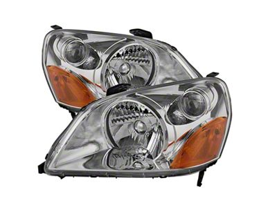 Xtune Honda Pilot 03-05 Crystal Headlights Chrome HD-JH-HPIL03-AM-C - 9023705