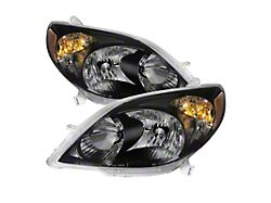Xtune Toyota Matrix 03-08 Crystal Headlights Black HD-JH-TM03-AM-BK - 9023712