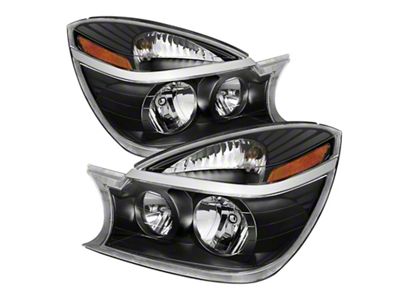 Xtune Buick RendezvoUS 04-05 Crystal Headlights Black HD-JH-BRE04-AM-BK - 9023774