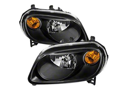 Xtune Chevy Hhr 2006-2011 Crystal Headlights Black HD-JH-CHHR06-BK - 9023828