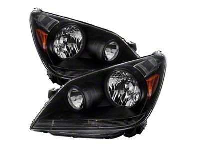 Xtune Honda Odyssey 05-07 Crystal Headlights Black HD-JH-HODY05-AM-BK - 9023842