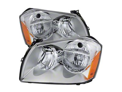 Xtune Dodge Magnum 05-07 Crystal Headlights Chrome HD-JH-DMAG05-AM-C - 9024719