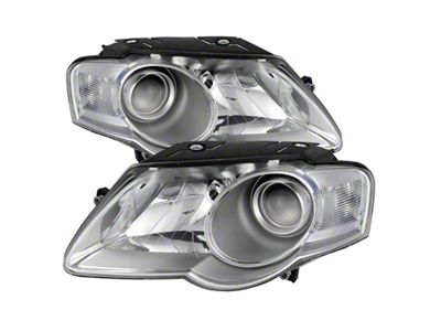 Xtune Volkswagen Passat 06-10 Halogen Only Projector Headlights Chrome HD-JH-VWPAT06-C - 9025570