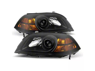Xtune Acura Mdx 2004-2006 Crystal Headlights Black HD-JH-AMDX04-AM-BK - 9026195