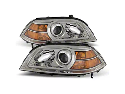Xtune Acura Mdx 2004-2006 Crystal Headlights Chrome HD-JH-AMDX04-AM-C - 9026201