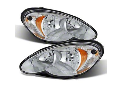 Xtune Chrysler Pt Cruiser 06-10 Halogen Only Headlights -Chrome HD-JH-CHRPT06-AM-C - 9026263