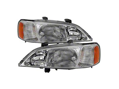 Xtune Acura Tl 1999-2001 OEM Style Headlights Chrome HD-JH-ATL99-AM-C - 9029530