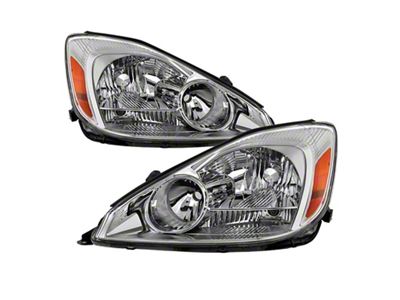 Xtune Toyota Sienna 2004-2005 Halogen Only OEM Style Headlights Chrome - 9029776