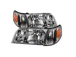Xtune Crown Victoria 98-11 Crystal Headlights w/ Corner Lights Set - 9031038