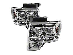 Xtune Ford F150 09-14 Projector Headlights Halogen Model Only LED - 9032240