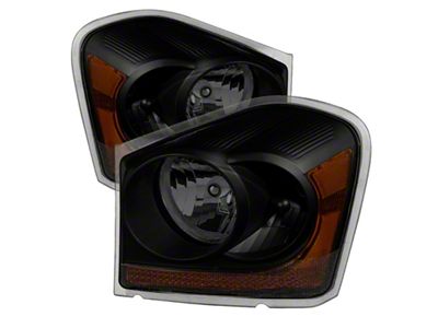 Xtune Dodge Durango 04-05 OEM Headlamps Black Smoked HD-JH-DDU04-AM-BSM - 9034282