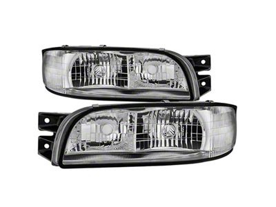 Xtune Buick LeSabre 1997-1999 OEM Style Headlights - Chrome HD-JH-BLE97-AM-C - 9035074