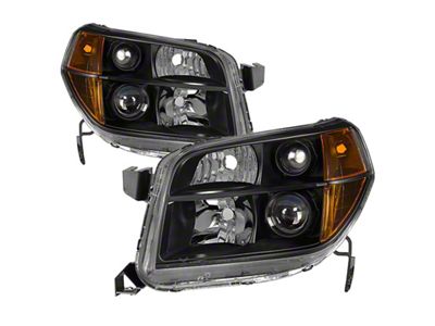 Xtune Honda Pilot 06-08 OEM Style Headlights - Black HD-JH-HPIL06-AM-BK - 9035340