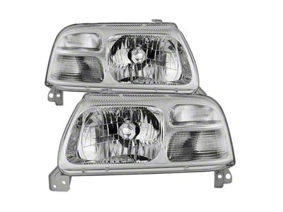 Xtune Suzuki Grand Vitara 99-03 OEM Style Headlights - Chrome - 9035722
