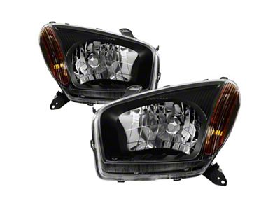 Xtune Toyota RAV4 2001-2003 OEM Style Headlights - Black HD-JH-TRAV4-AM-BK - 9035999