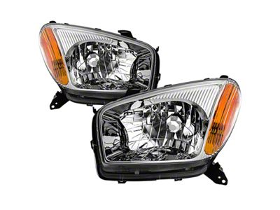 Xtune Toyota RAV4 2001-2003 OEM Style Headlights - Chrome HD-JH-TRAV4-AM-C - 9036002