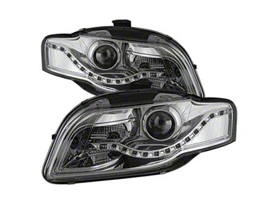 Xtune A4 06-08 Projector Headlights - Halogen Model Only - 9036088