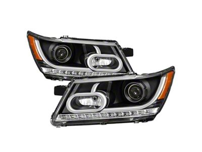 Xtune Dodge Journey 2009-2014 Light Bar DRL Projector - Black - 9036620