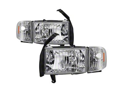 Xtune Dodge Ram 1500 94-01 Headlight w/ Corner Lamps - 9040078