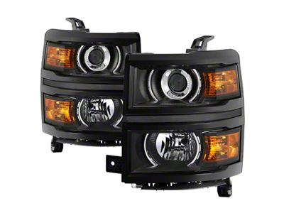 Xtune Chevrolet Silverado 1500 14-15 Non-HD OEM Projector Headlights - 9040139