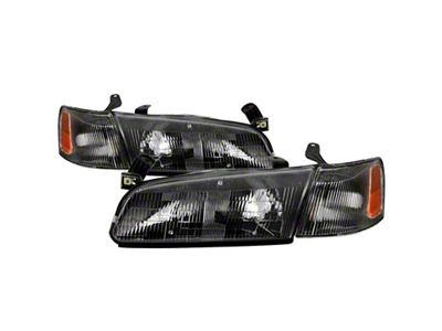 Xtune 97-99 Toyota Camry 4pc OEM Style Headlights w/Corner Lights - 9042836