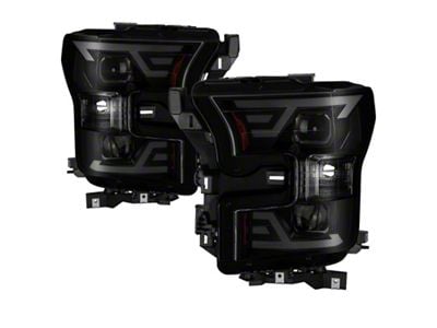 Xtune 15-17 Ford F-150 DRL LED Light Bar Projector Headlights - 9042942