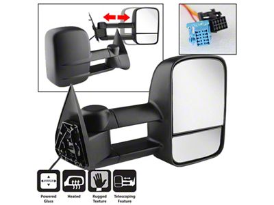 Xtune Chevy Silverado 03-06 Manual Extendable Power Heated Adjust Mirror - 9924941