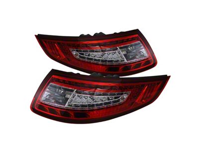 Xtune Porsche 911 997 05-08 LED Tail Lights Red Clear - 5008848