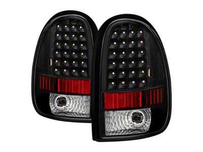Xtune Plymouth Voyager/Grand Voyager 96-00 LED Tail Lights Black ALT-ON-DC96-LED-BK - 5012692
