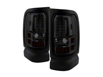 Xtune Dodge Ram 1500 94-01 C-Shape LED Tail Lights Smoke - 5081353