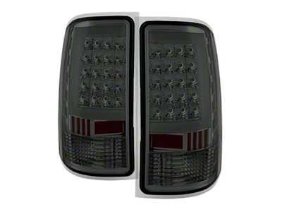 Xtune GMC Sierra 07-13 LED Tail Lights Smoke ALT-ON-GS07-G2-LED-SM - 5081599