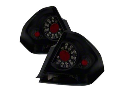 Xtune Chevy Impala 06-13 LED Tail Lights Black Smoked ALT-JH-CIM06-LED-BSM - 9031892