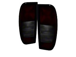 Xtune Nissan Frontier 00-04 OEM Style Tail Lights Red Smoked - 9033223