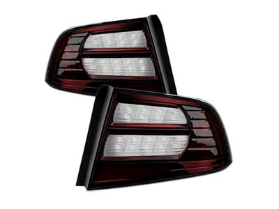 Xtune Acura Tl 04-08 OEM Style Tail Lights Red Smoked - 9033438