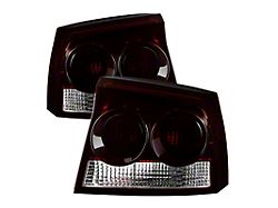 Xtune Dodge Charger 2009-2010 OEM Style Tail Lights Red Smoked - 9033544