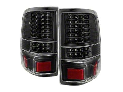 Xtune Ford F150 Styleside 04-08 LED Tail Lights Black ALT-JH-FF15004-LED-G2-BK - 9034879