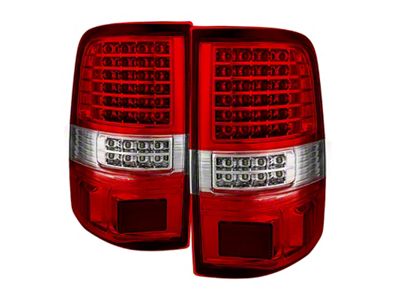Xtune Ford F150 Styleside 04-08 LED Tail Lights Red Clear - 9034909