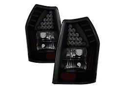 Xtune Dodge Magnum 05-08 LED Tail Lights - Black Smoked - 9036576