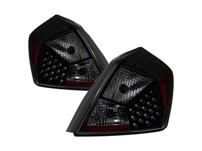 Xtune Nissan Altima 07-12 Sedan LED Tail Lights - Black - 9039508