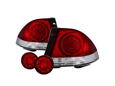 Spyder Auto 01-03 Lexus IS300 LED Tail Lights - Red Clear - 5085061
