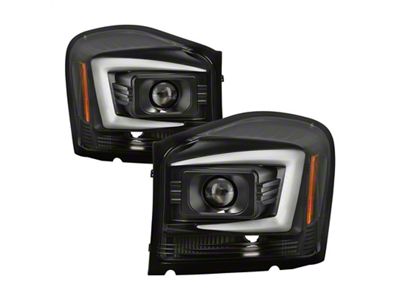 Spyder Auto 04-06 Dodge Durango Projector Headlights - Black PRO-YD-DDU04-LB-BK - 5086600