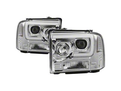 Spyder Auto 05-07 Ford F250/350/450 SD Ver 2 Proj Headlights - 5084682