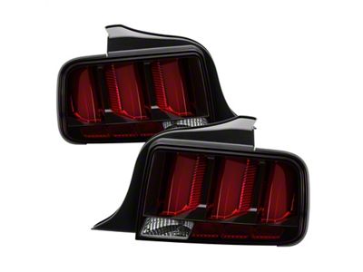 Spyder Auto 05-09 Ford Mustang Red Light Bar LED Tail Lights - 5086716